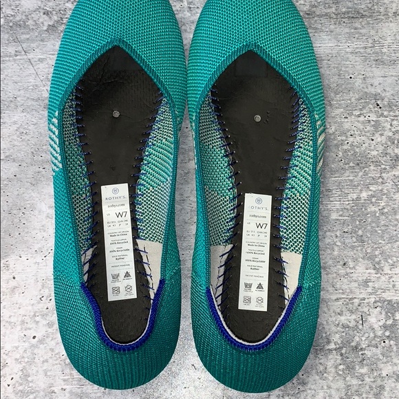 Rothy’s Calypso Green Flats - Picture 4 of 9